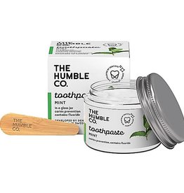 The Humble Co. Humble Natural Toothpaste Tandpasta Zero Waste - potje Mint met fluor  50ml