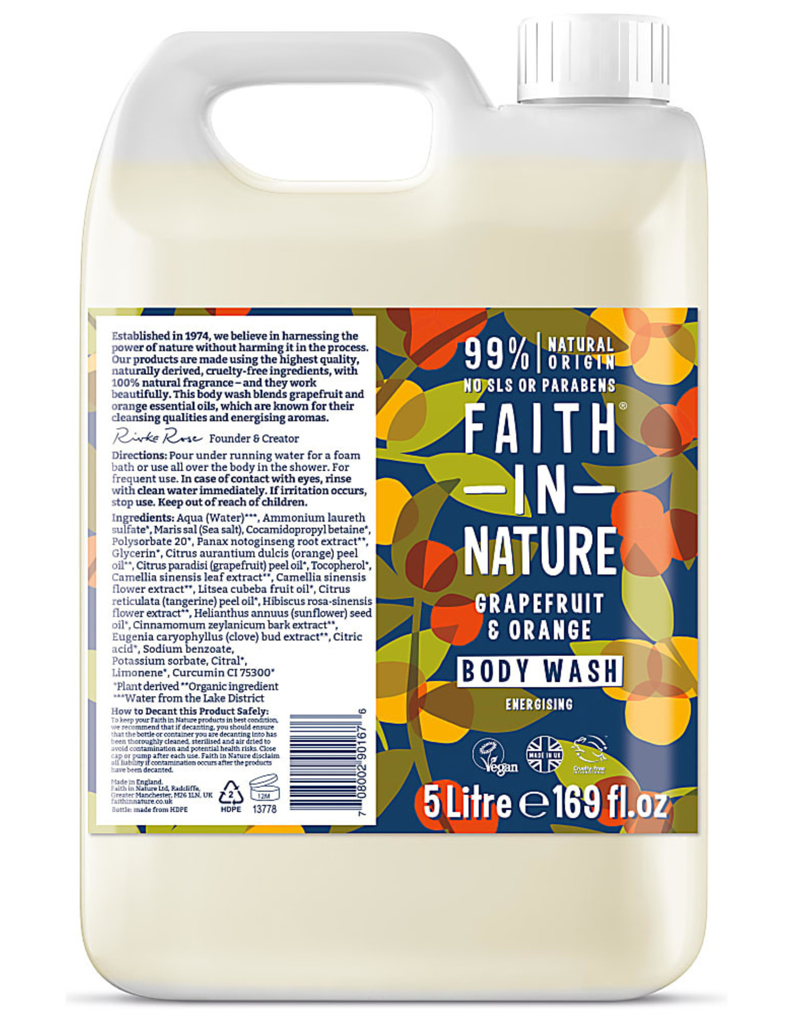 Faith in Nature Faith in Nature Grapefruit & Orange Hand Wash 400ml