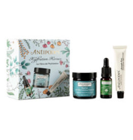 Antipodes Hydration Heroes - Baptise/ mini Hosanna Serum / mini Avocado Night Cream