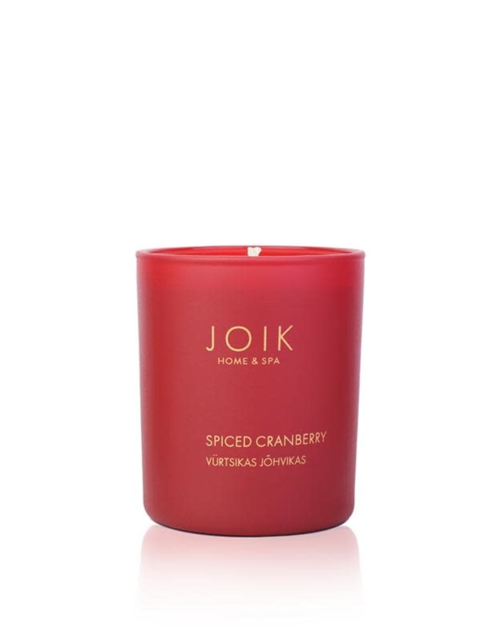 JOIK Vegan Soywax scented candle spiced cranberry 145g