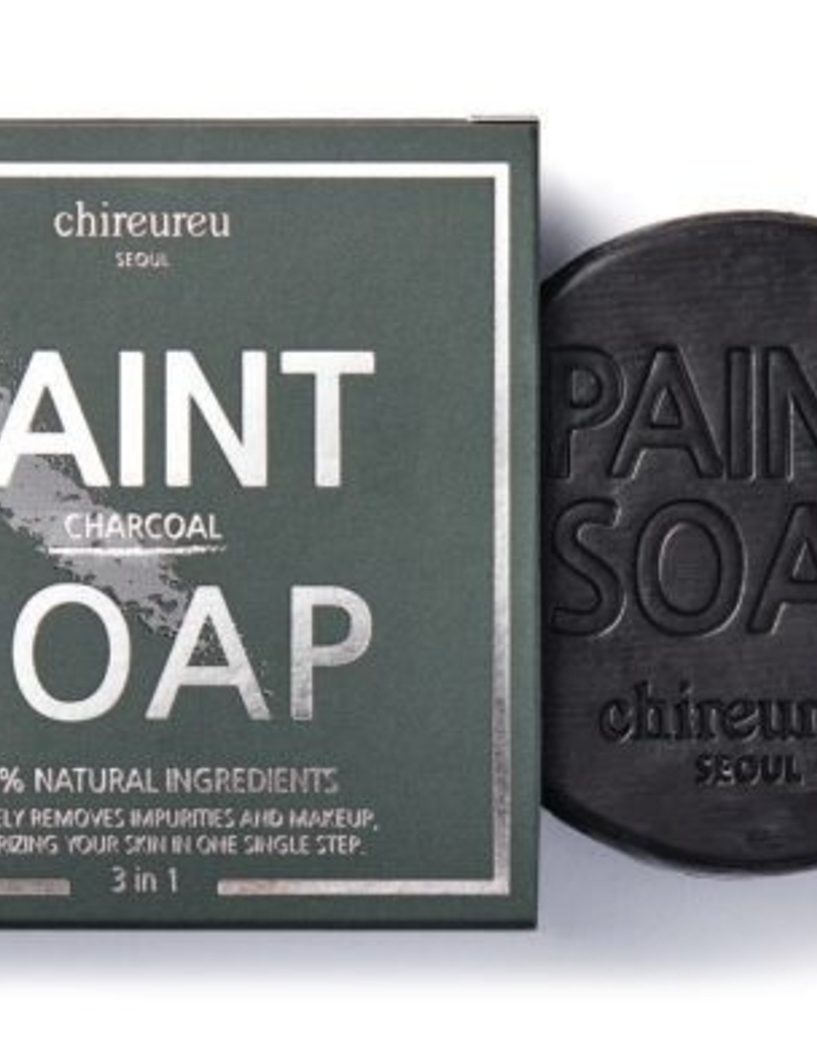 Chireureu Chireureu Charcoal Deep Cleansing Paint Soap 100g