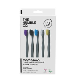 The Humble Co. Humble Brush Plant based tandenborstels - soft - 5 stuks
