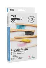 The Humble Co. Humble Brush Bamboe tandenborstels - medium - 5 stuks