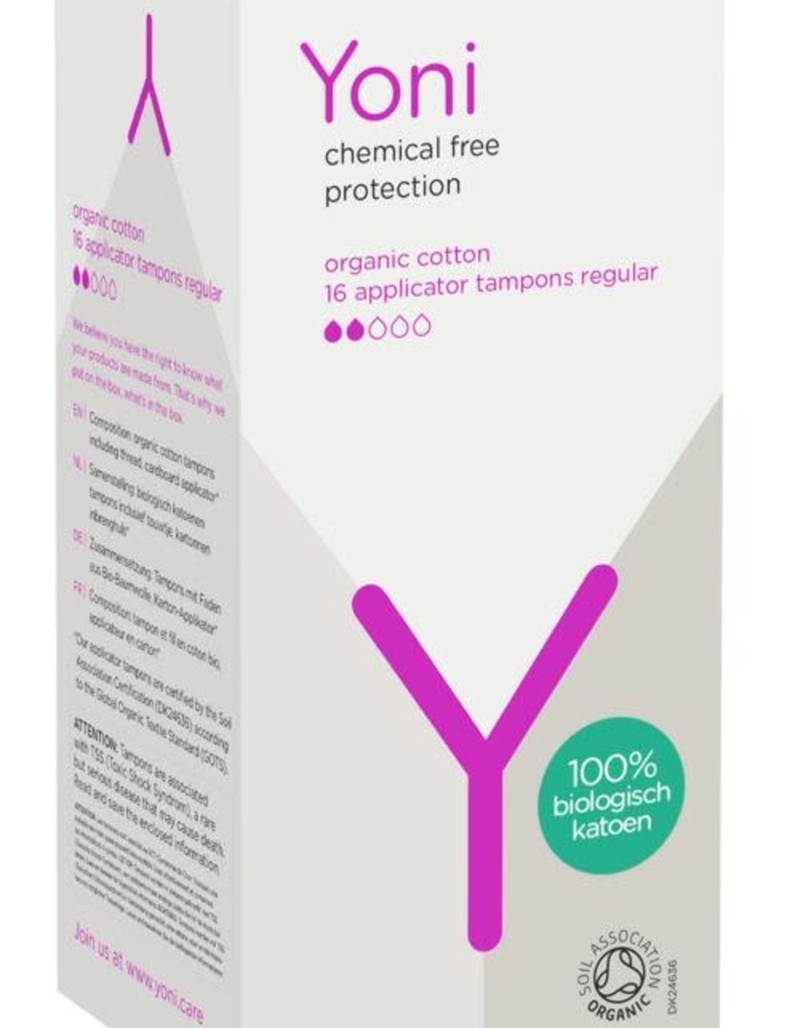 Yoni Yoni Tampons regular applicator 16 stuks