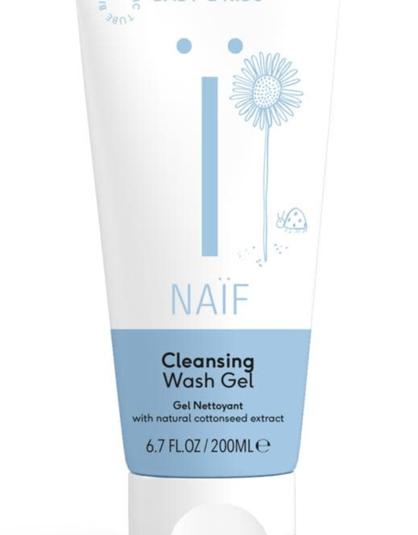 Naïf Cleansing Wash Gel Baby+Kidscare 200ml