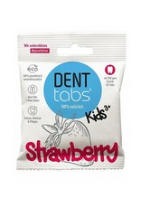 Denttabs Denttabs Kinder Tandenpoets tabletten met fluor - Aardbei 125 stuks