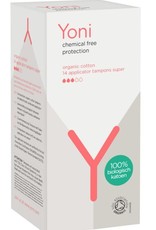 Yoni Yoni Tampons super met applicator 14 stuks Yoni Yoni Tampons super met applicator 14 stuks
