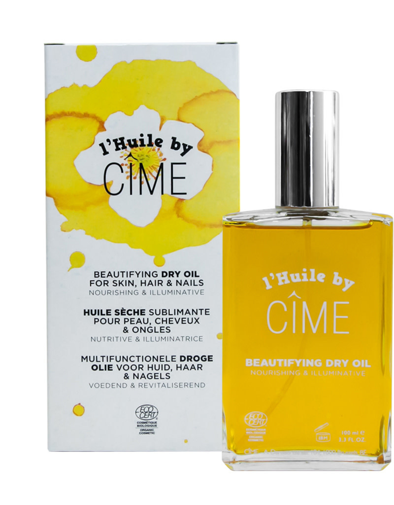 Cime l'Huile by CÎME - Multifunctionele droge olie voor huid, haar & nagels 100ml