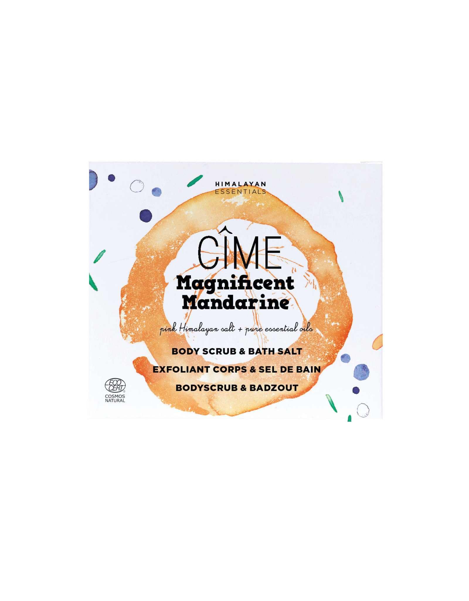 Cime Magnificent Mandarine - Bodyscrub & badzout 450g