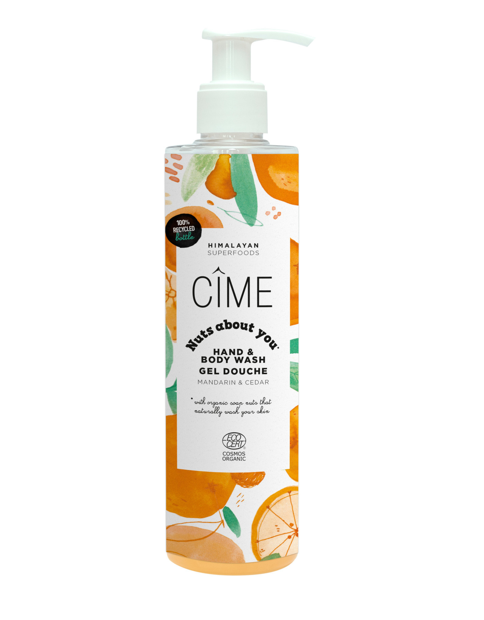 Cime Nuts about you hand & body wash - Mandarin and Cedar 290ml