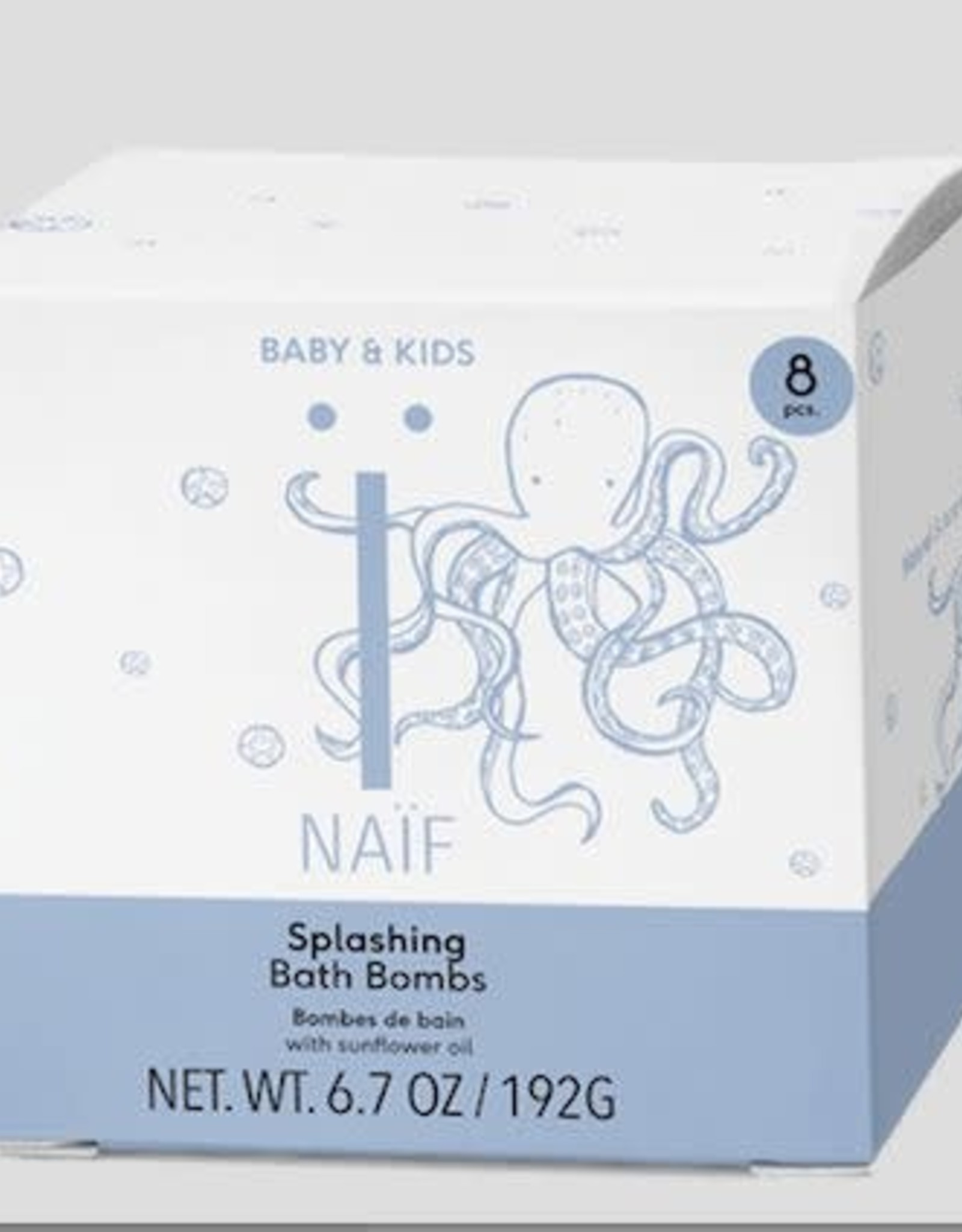 Naïf Splashing Bath Bombs Baby+Kidscare blauw