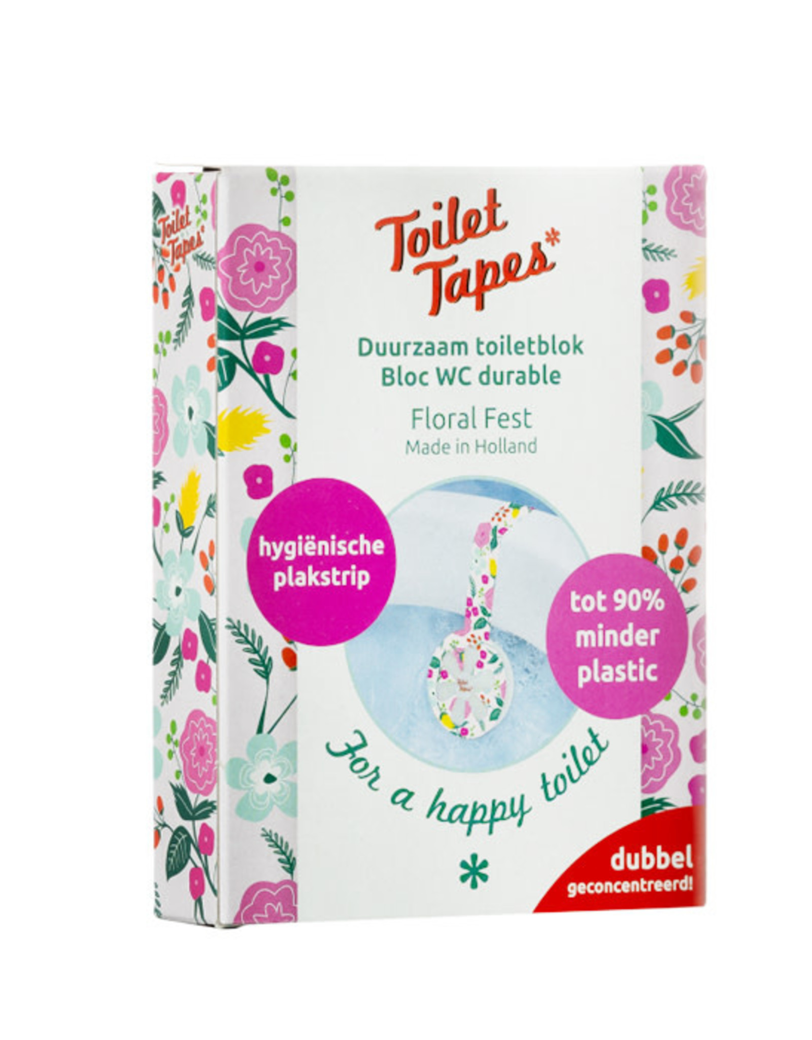 Toilet Tapes Toilettape wc blokje - Floral Fest 18g