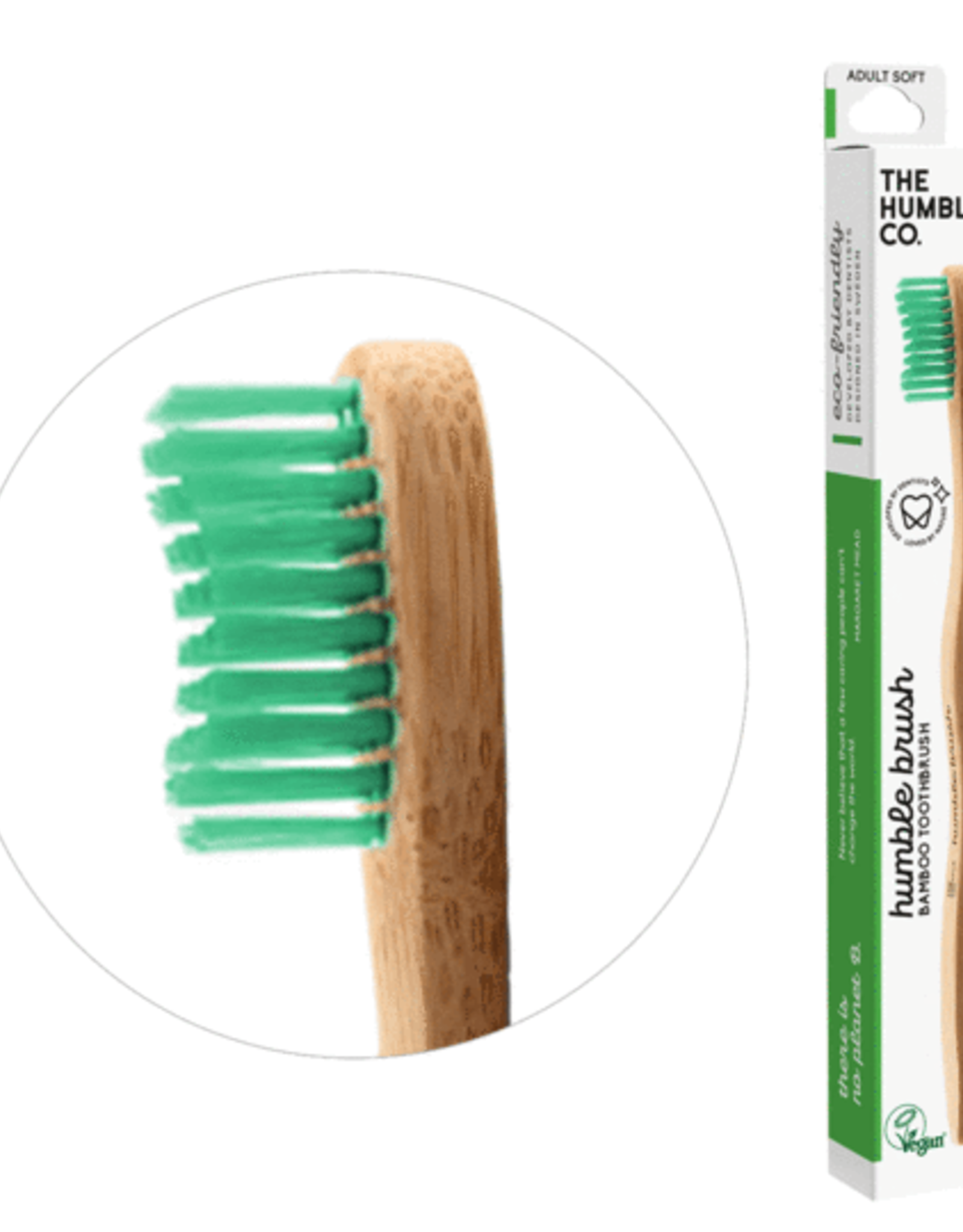 The Humble Co. Humble Brush Bamboe tandenborstel Green Soft