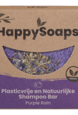 Happy Soaps Purple rain shampoo bar (zilvershampoo) voor normaal en blond haar - 70g