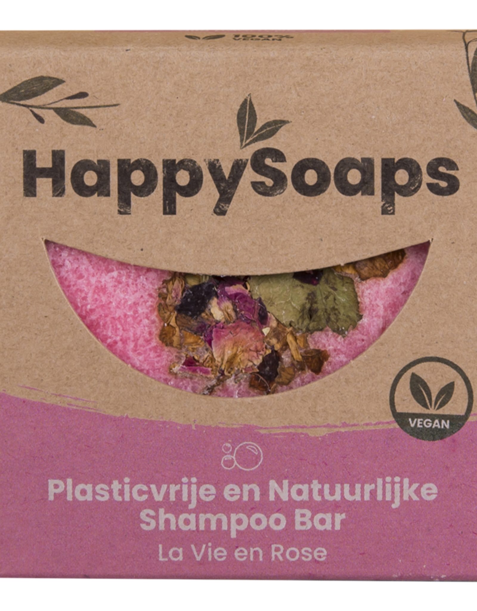 Happy Soaps La Vie en Rose Shampoo Bar - 70 g