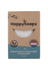 Happy Soaps Happy Shaving Bar Munt - 80g