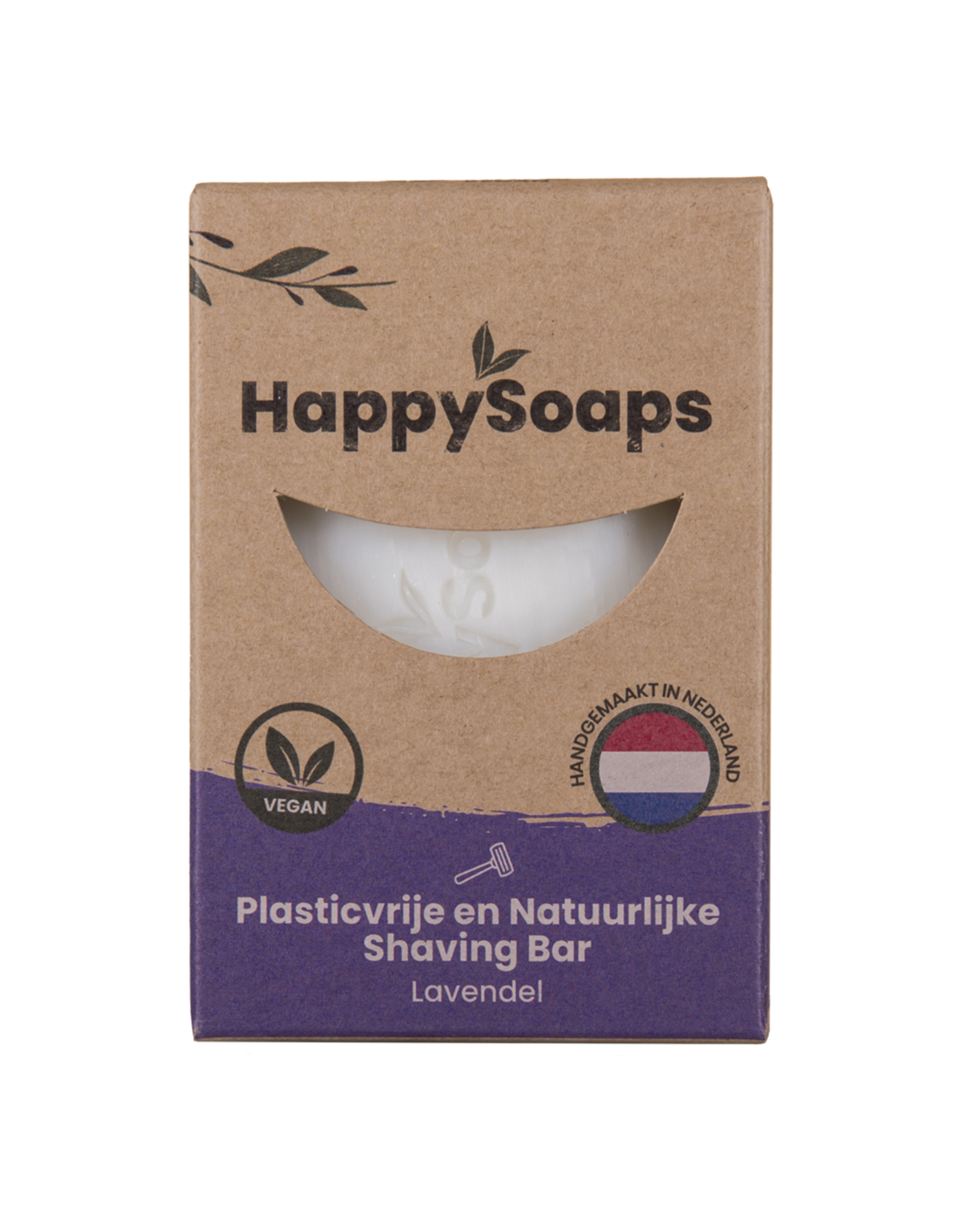 Happy Soaps Happy Shaving Bar Lavendel - 80g