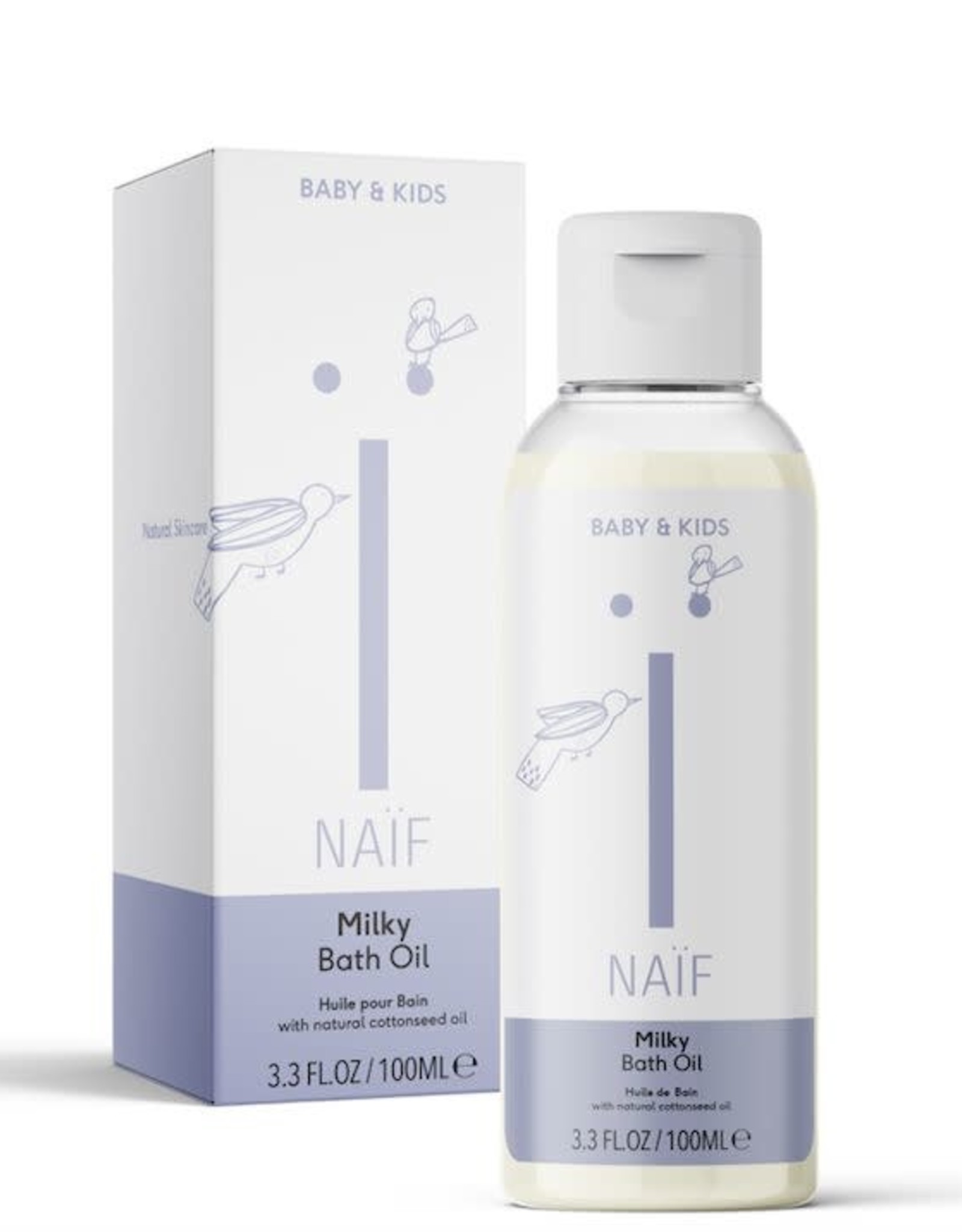 Naïf Milky Bath Oil Baby+Kidscare 100ml