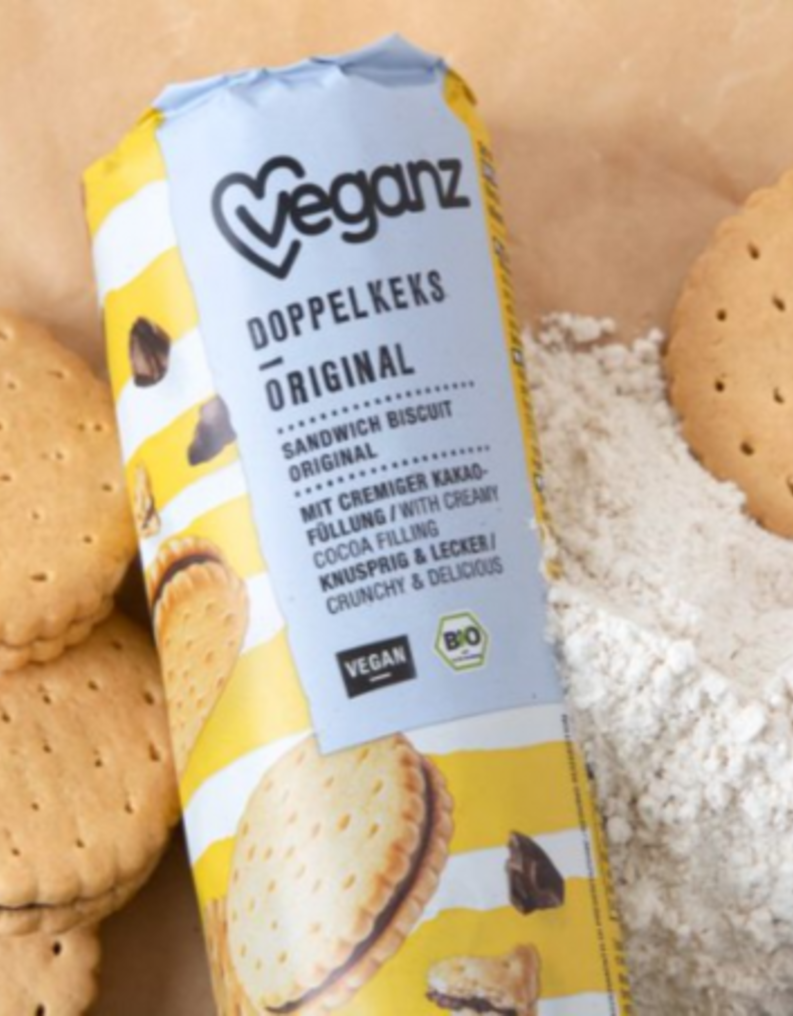 veganz Gevulde koeken met chocoladesmaak Original - Veganz - 400g