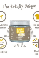 Salt of the Earth Salt of the Earth - Amber & Sandalwood Natural Deodorant Balm - Plastic Free & Aluminium Free 60g