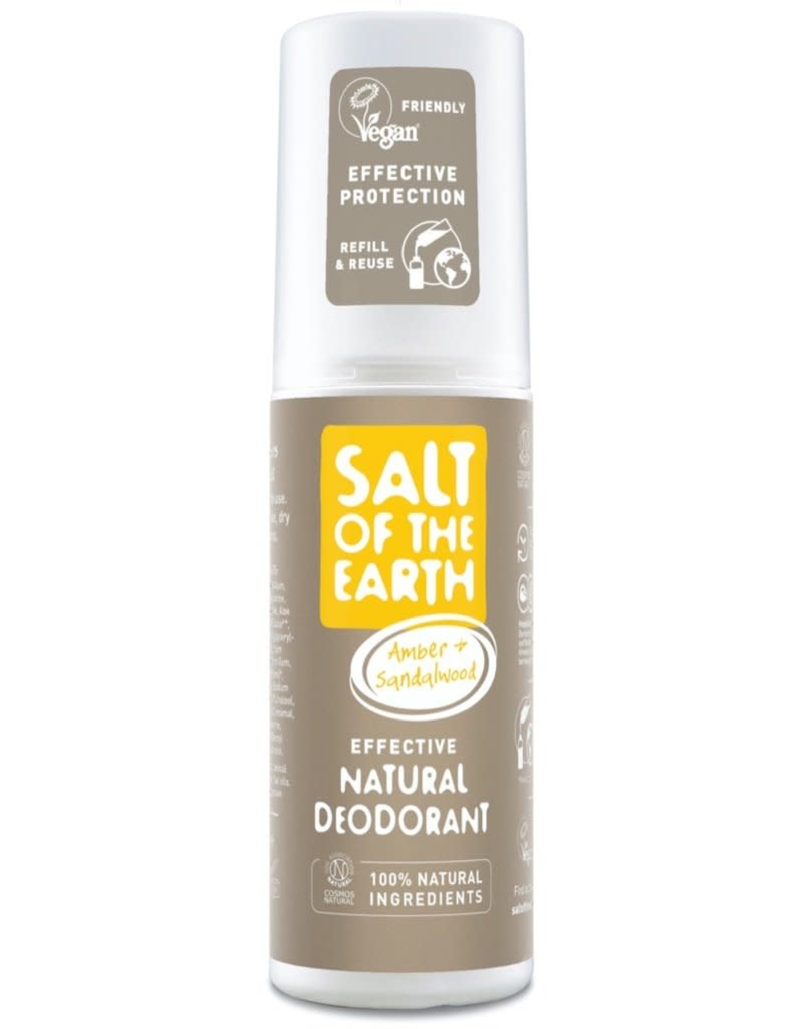 Salt of the Earth Salt of the Earth - Amber & Sandalwood Natural Deodorant Spray 100 ml