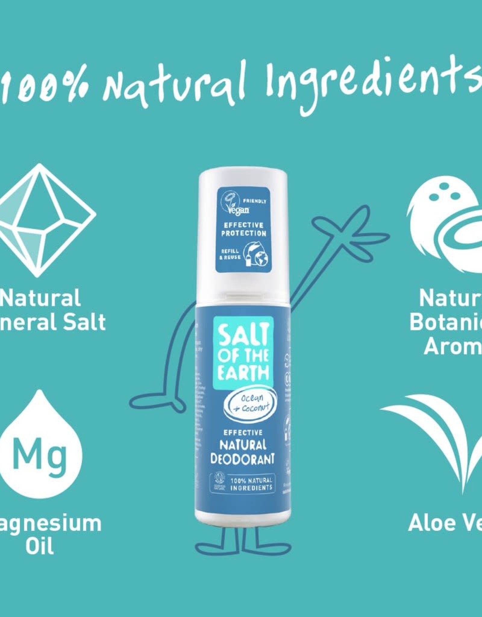 Salt of the Earth Salt of the Earth - Ocean & Coconut Deodorant Spray 100 ml