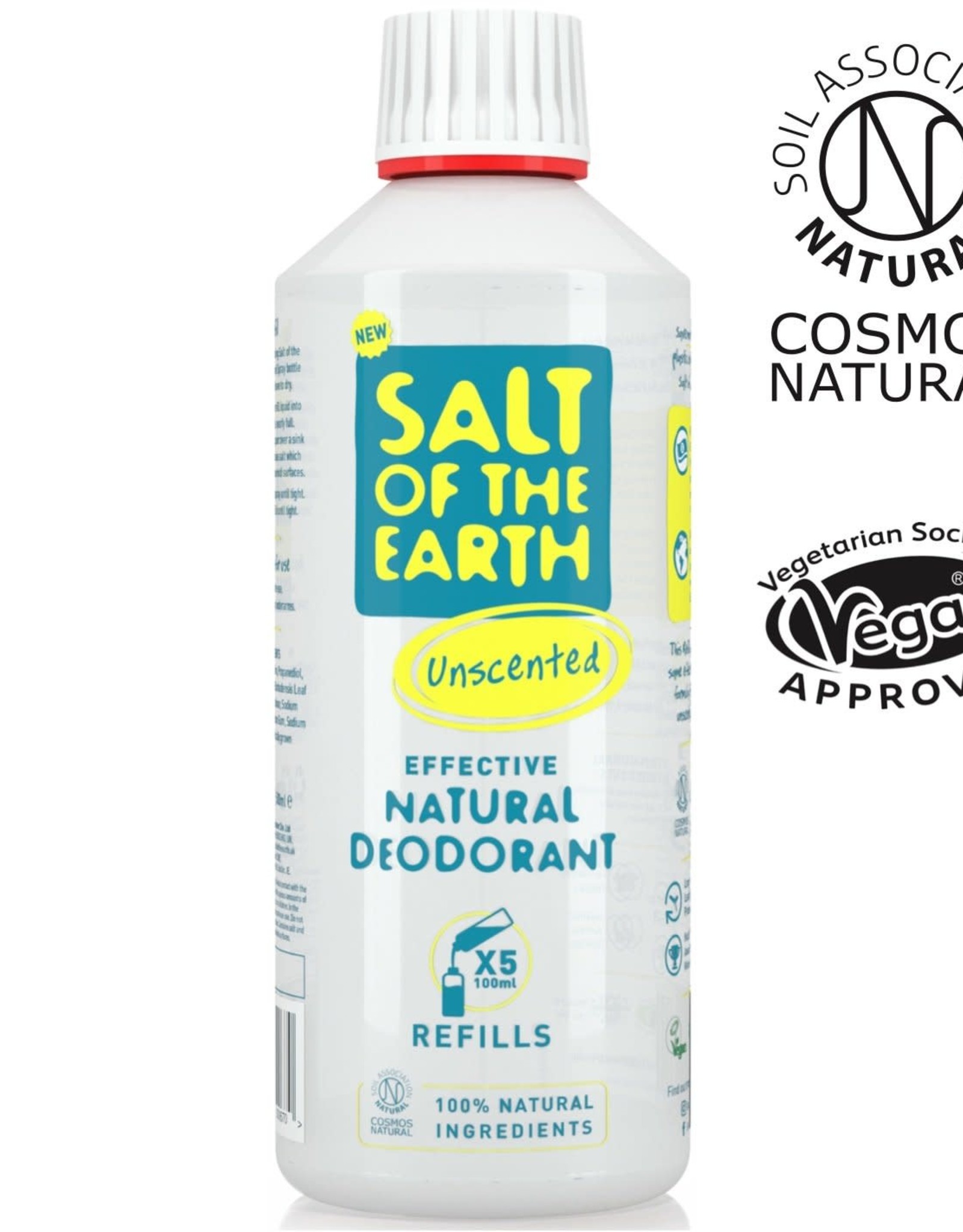 Salt of the Earth Unscented Spray Refill 500 ml