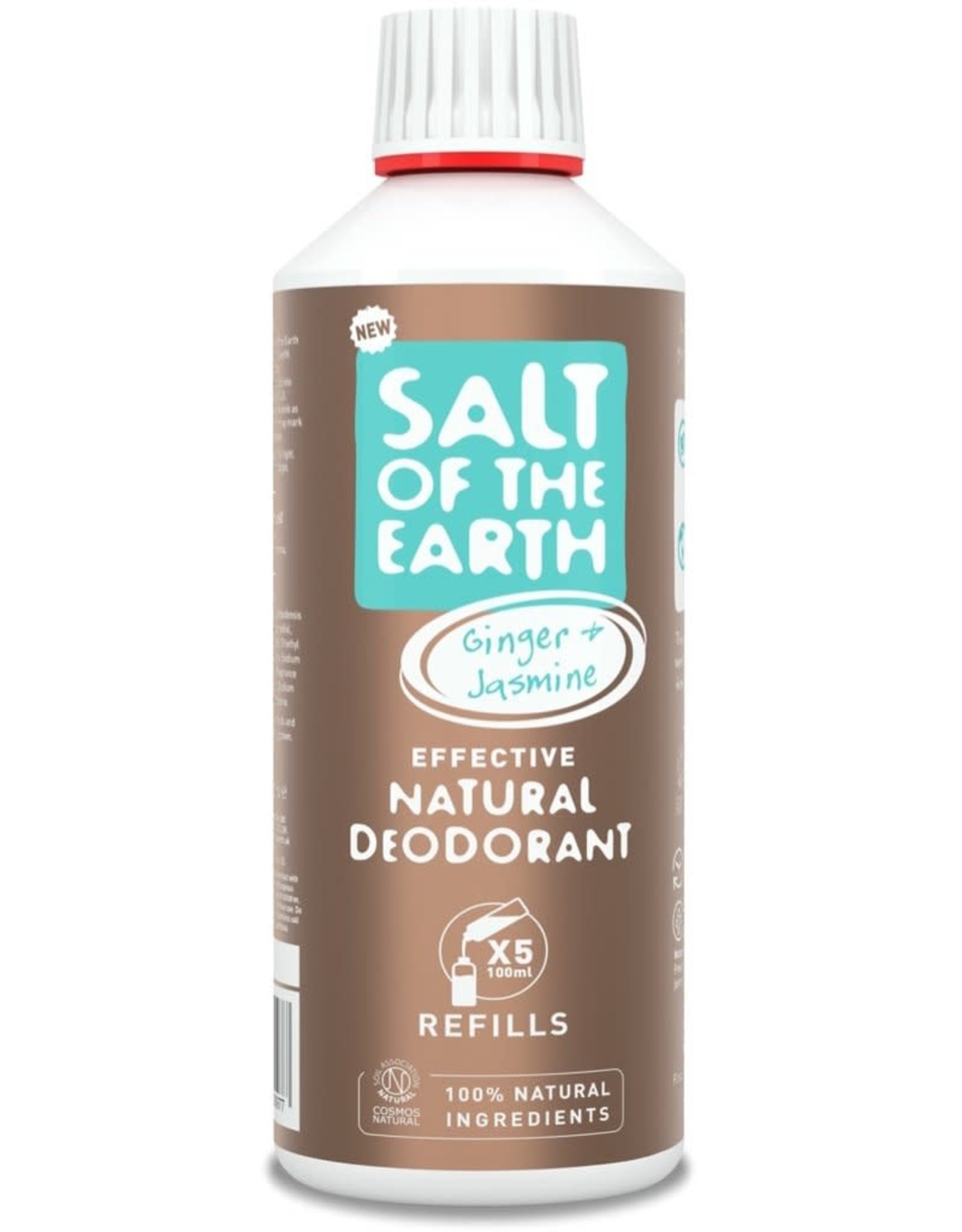 Salt of the Earth Ginger & Jasmine Spray Refill 500 ml