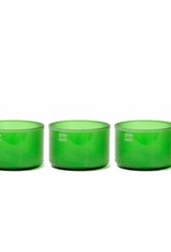 IWAS Bowls 'Green' - 3 multifunctionele kommetjes