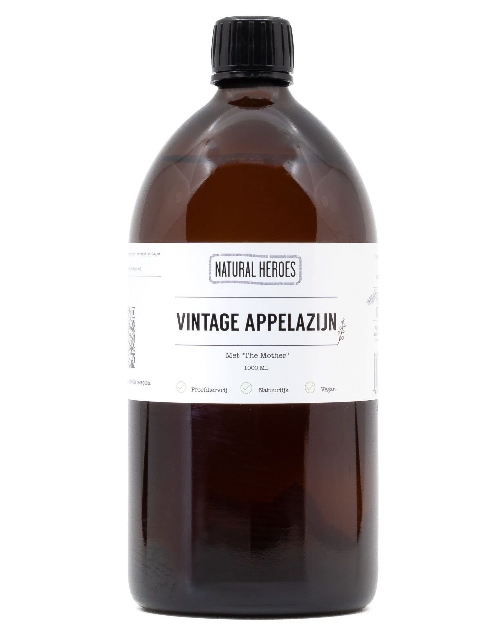 Natural Heroes Appelazijn/Apple Cider Vinegar 1000ml