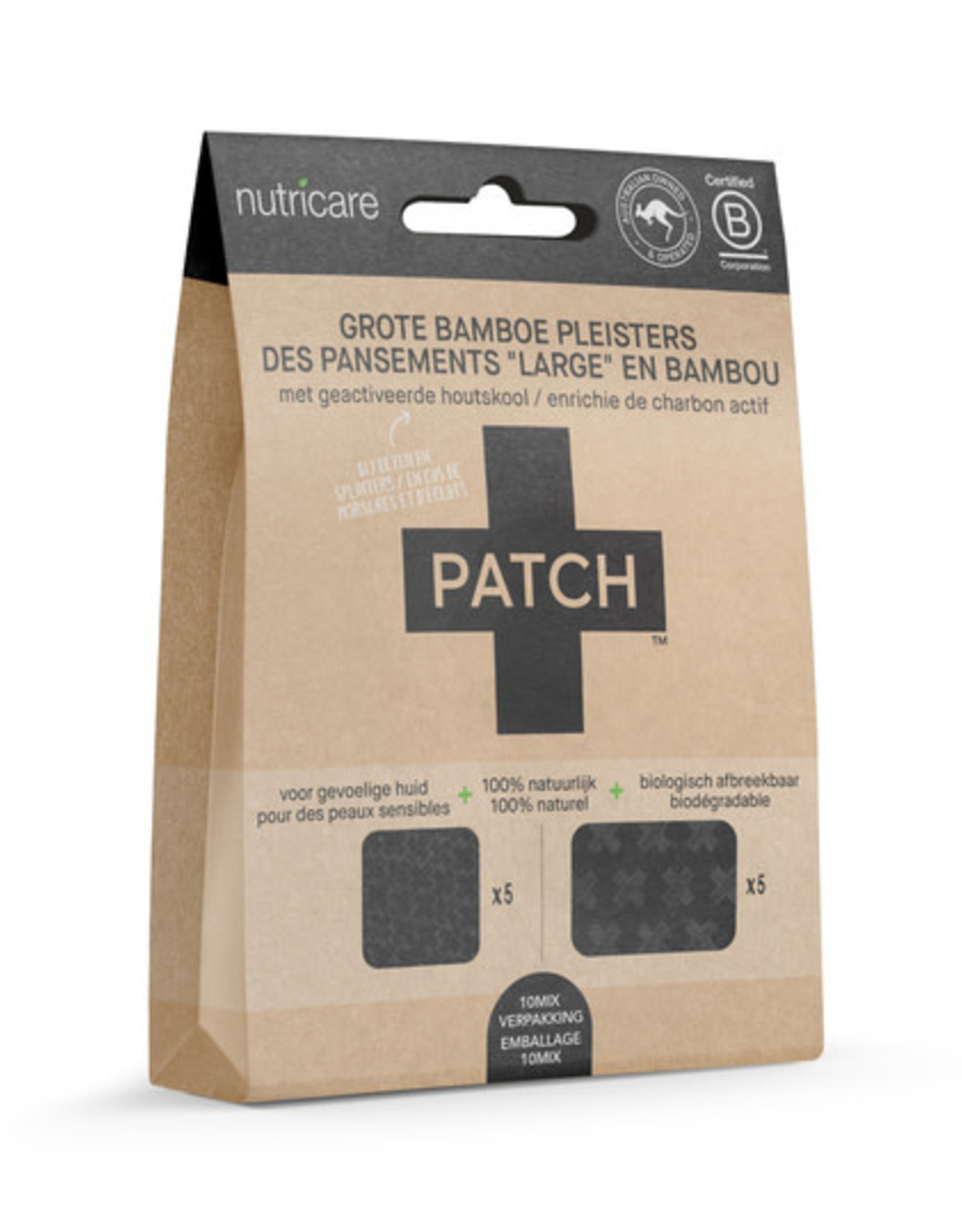 Patch PATCH Actieve Kool - Bamboepleister Large  - 10 stuks