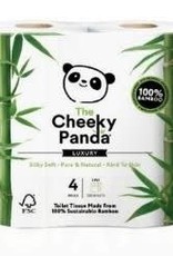 The Cheeky Panda The Cheeky Panda - Bamboo Toilet papier 4 rollen - 200 sheets per rol