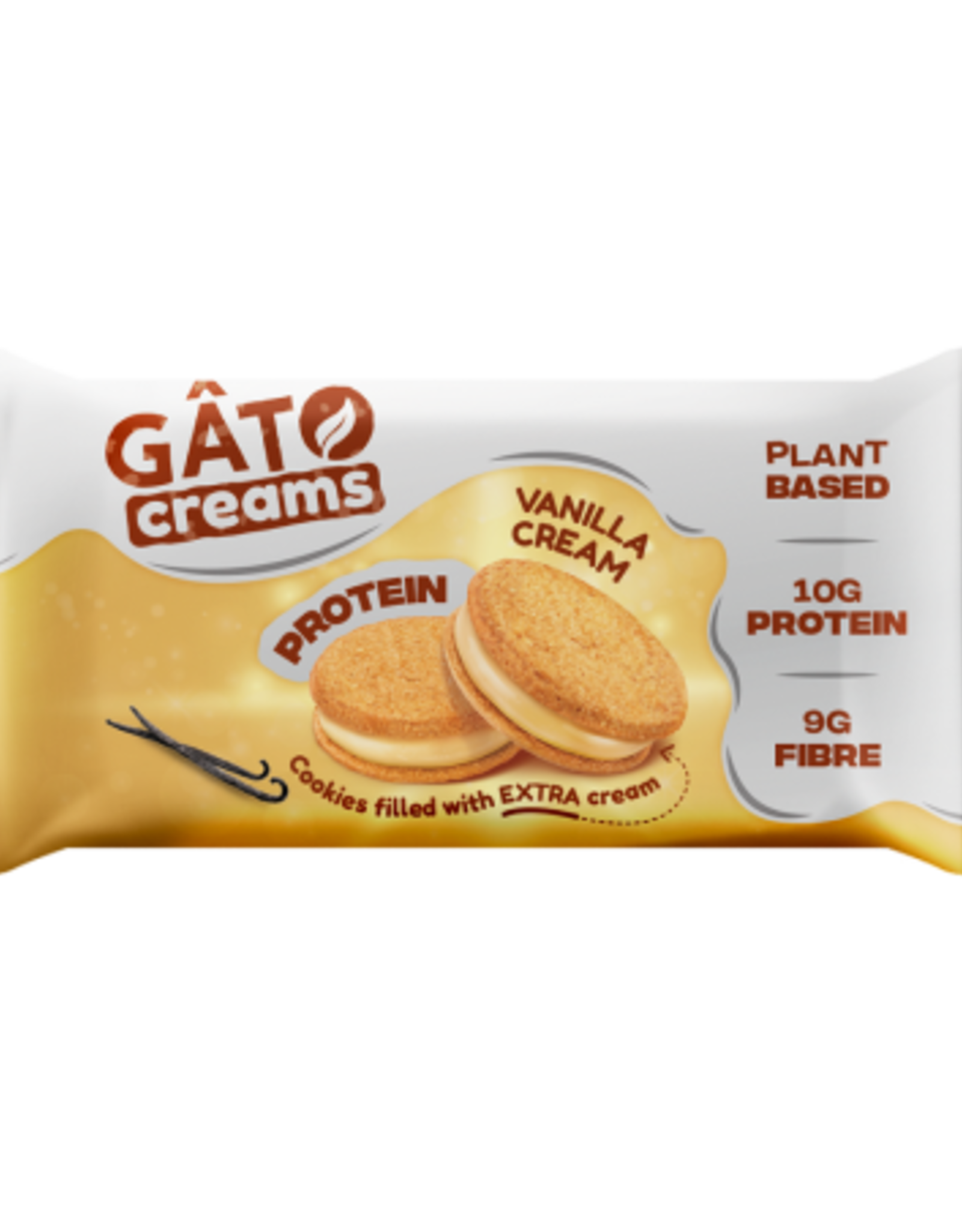 Gâto Biscuits protéinés fourrés à la Crème de Vanille - Gâto 50g