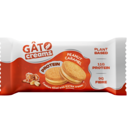 Gâto Biscuits protéinés fourrés de crème de caramel aux cacahuètes - Gâto 50g