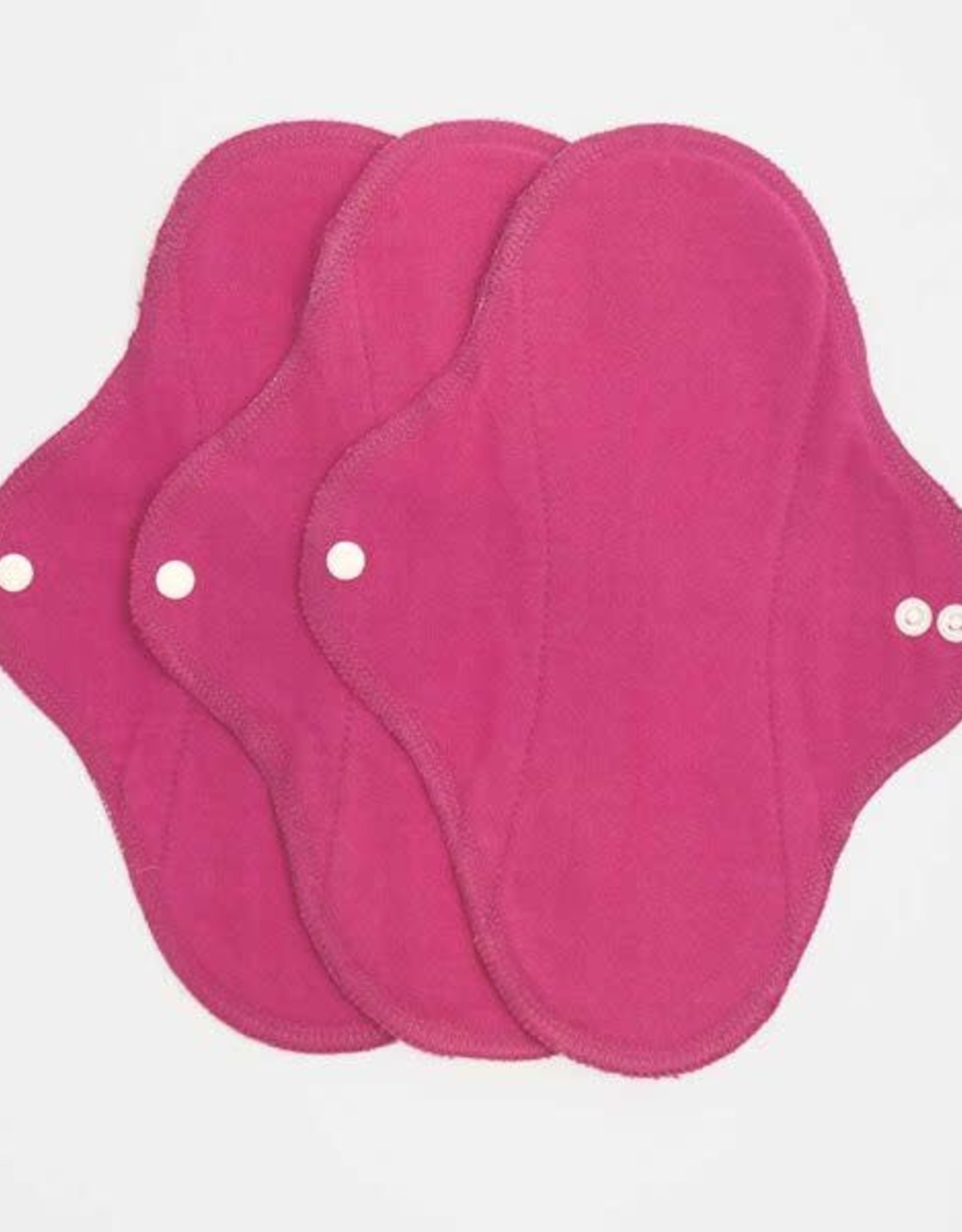 ImseVimse Sanitary Pads, Regular, Sangria Solid, pack of 3