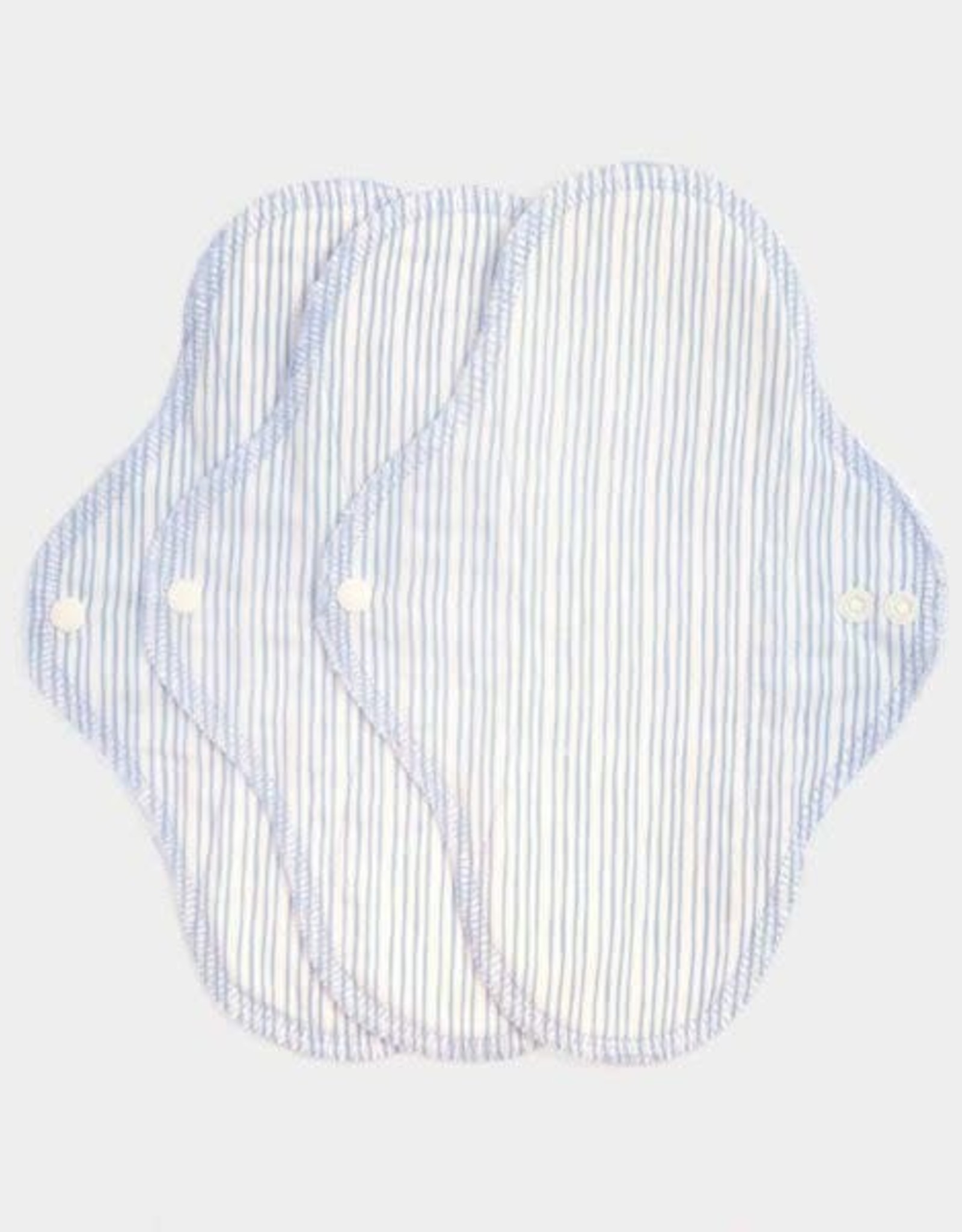 ImseVimse Sanitary Pads, Regular, Denim Stripes, pack of 3