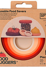 Foodhuggers Reusable Food Savers - Terra Cotta 5 pieces