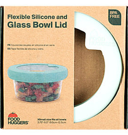 Foodhuggers Food Huggers - Glass Bowl Lid - Gradual Green XS