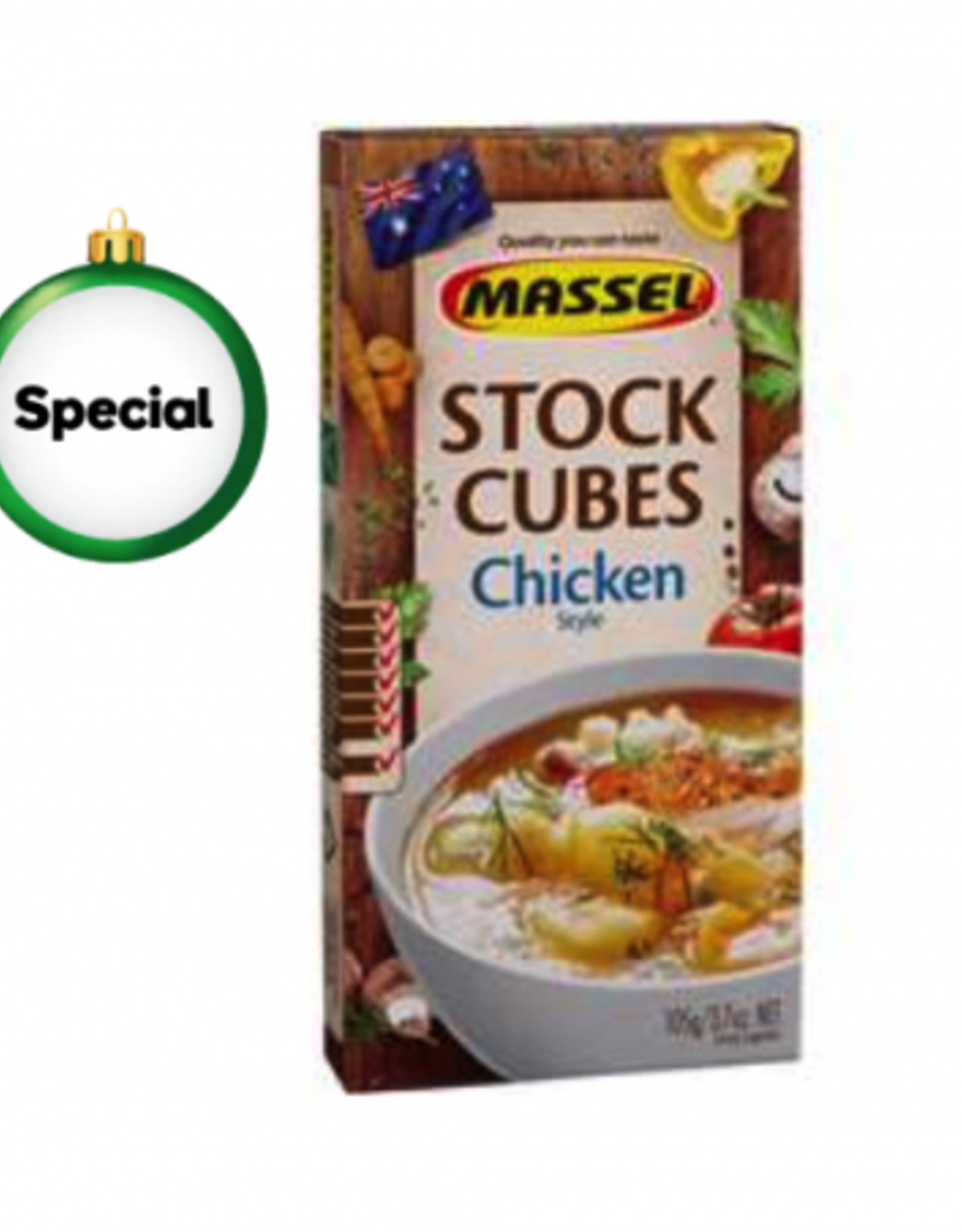 Massel Vegan Bouillon chicken style van Massel 10 cubes - 105g