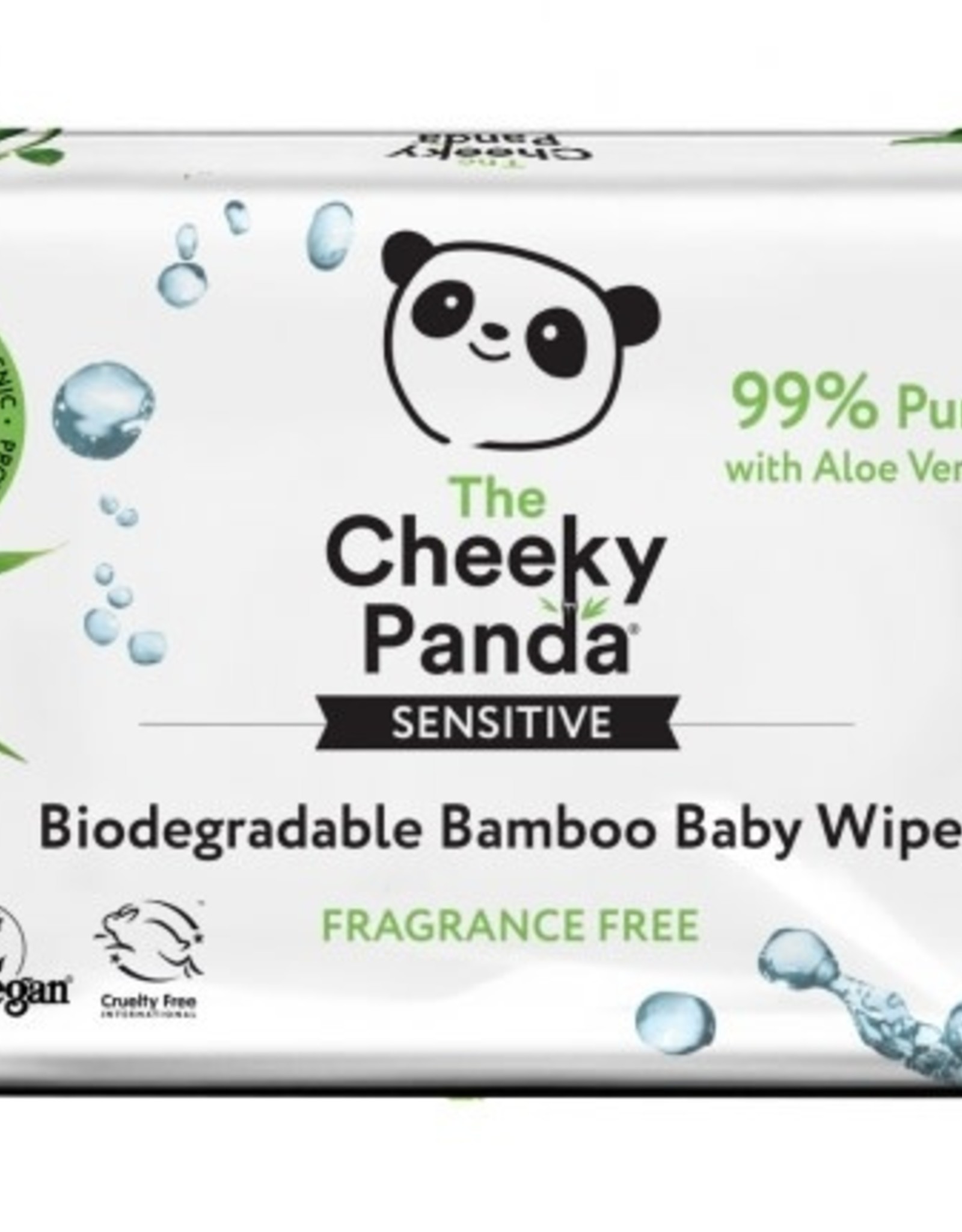 The Cheeky Panda The Cheeky Panda - Bamboo Billendoekjes 64 wipes