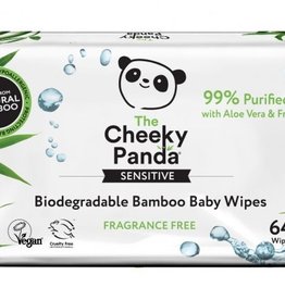 The Cheeky Panda The Cheeky Panda - Bamboo Billendoekjes 64 wipes