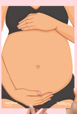 Wabbyfun WABBYFUN oefenbord NIKKI BELLYPAINT – A3 formaat