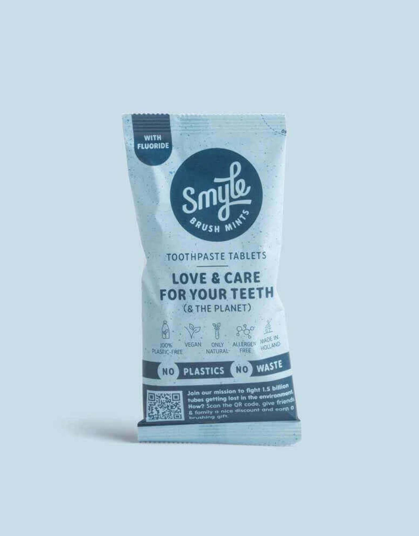 Smyle Smyle tandpasta tabletten refill met fluoride 28g