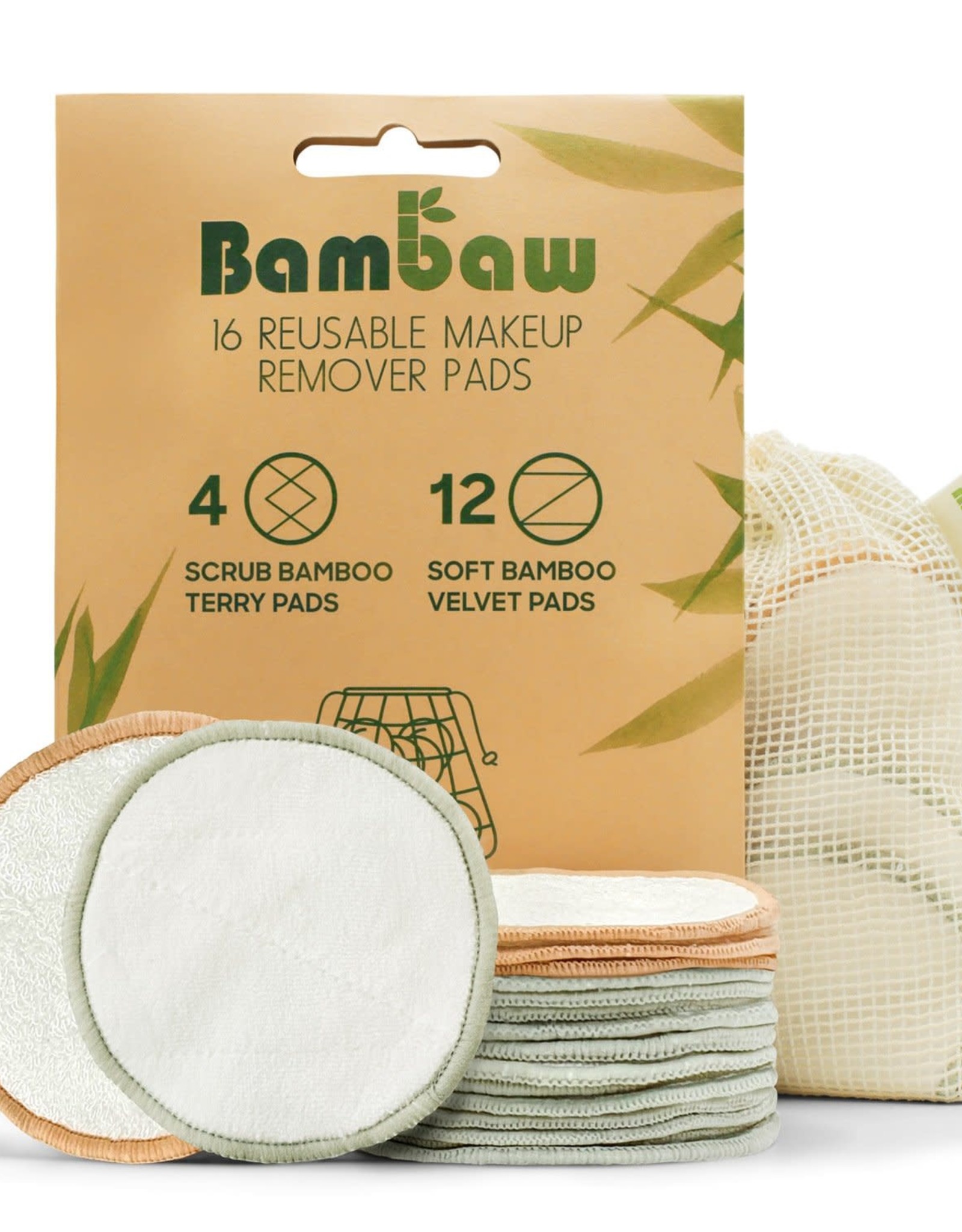 Bambaw Bambaw 16 Reusable Makeup Remover Pads