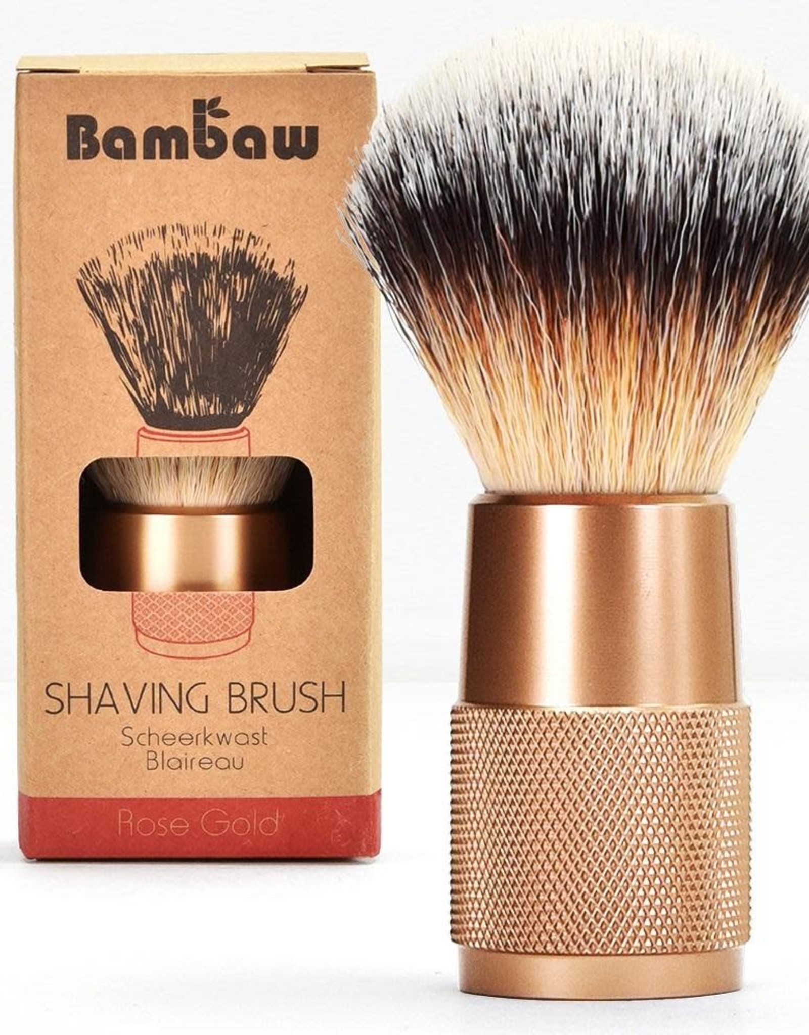 Bambaw Bambaw Shaving Brush Roze Gold