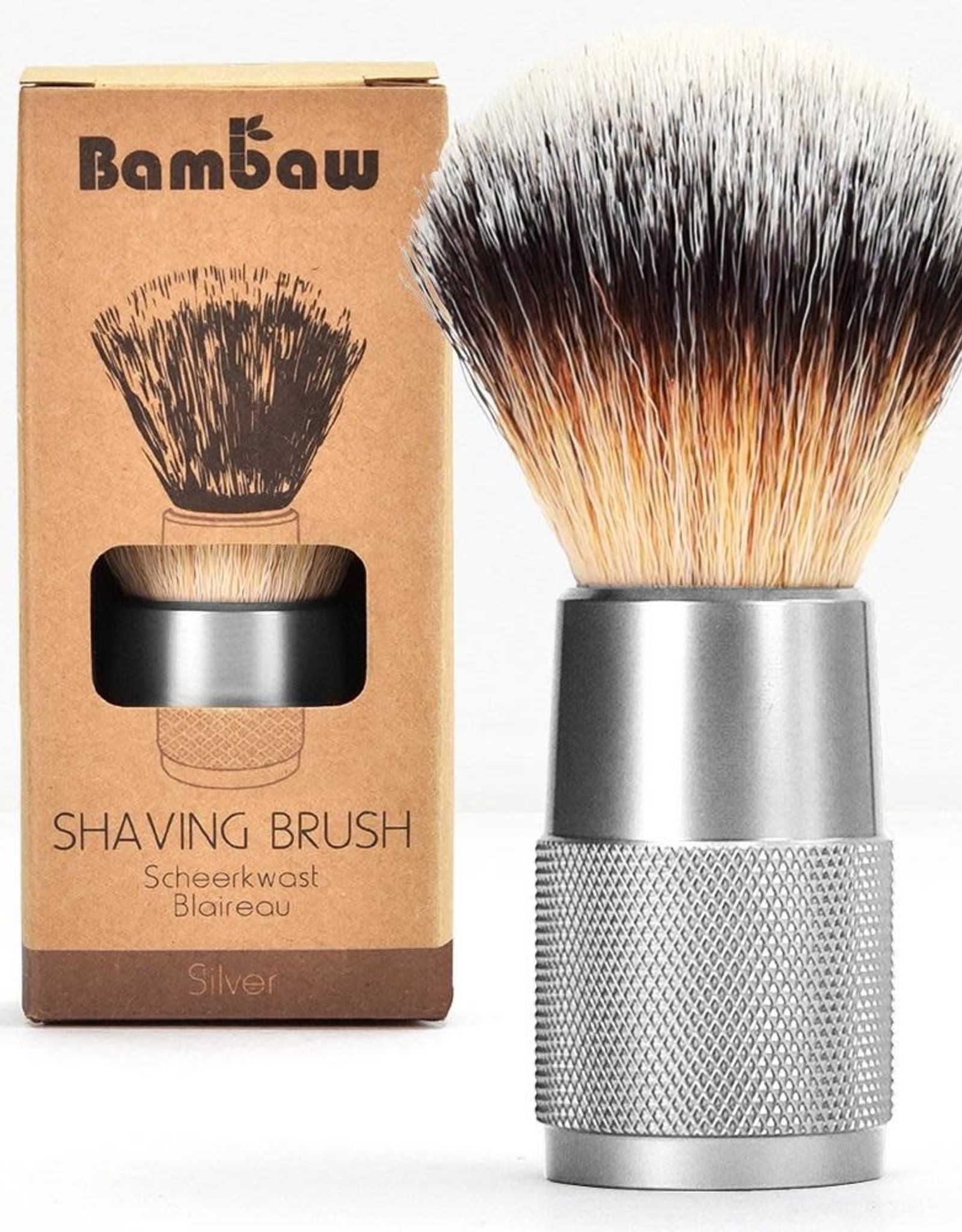 Bambaw Bambaw Shaving Brush Silver