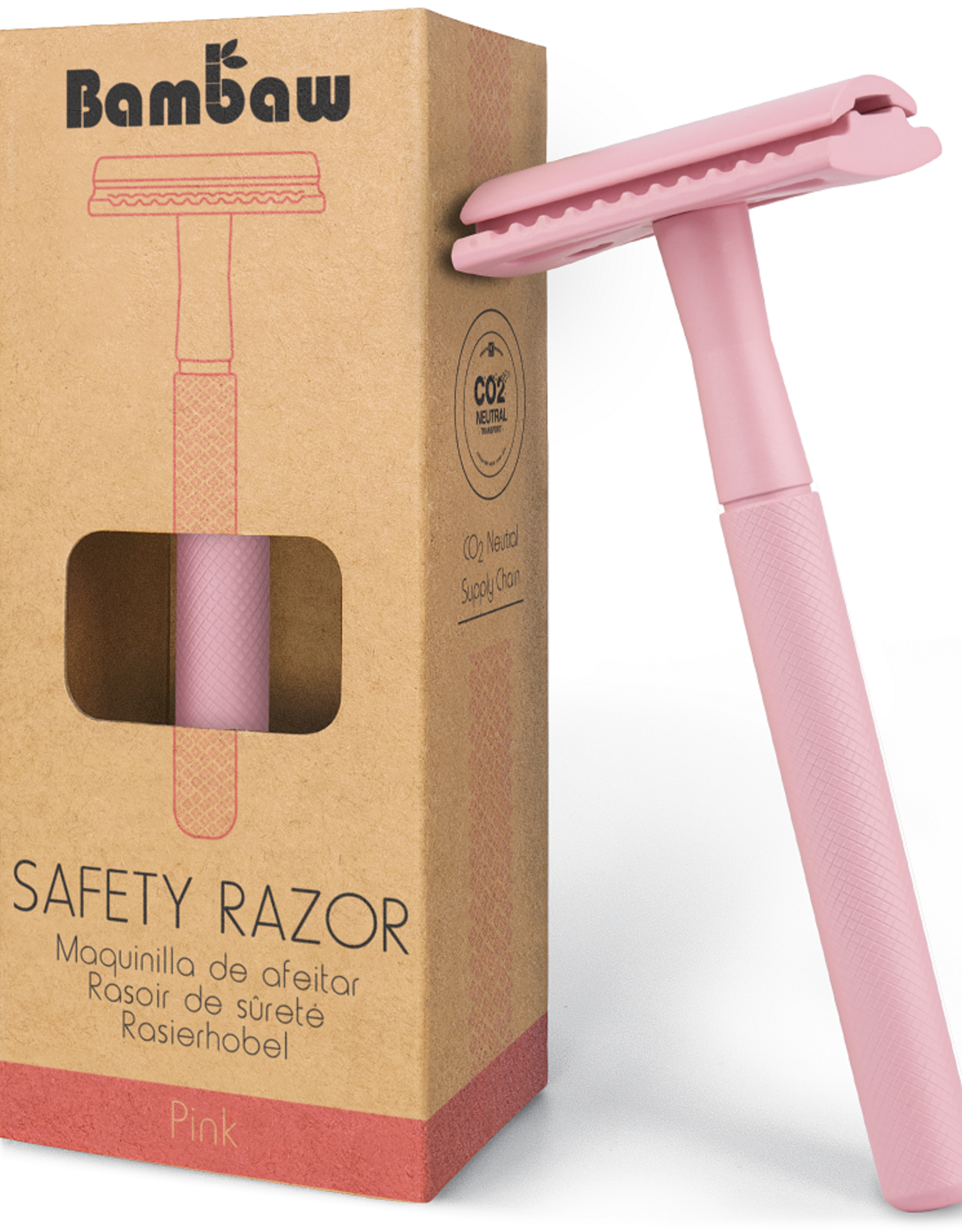 Bambaw Bambaw Safety Razor Pink