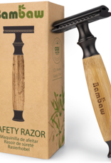 Bambaw Bambaw Safety Razor Bamboo Handle Classic Dark