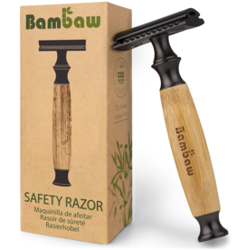 Bambaw Bambaw Safety Razor Bamboo Handle Classic Dark