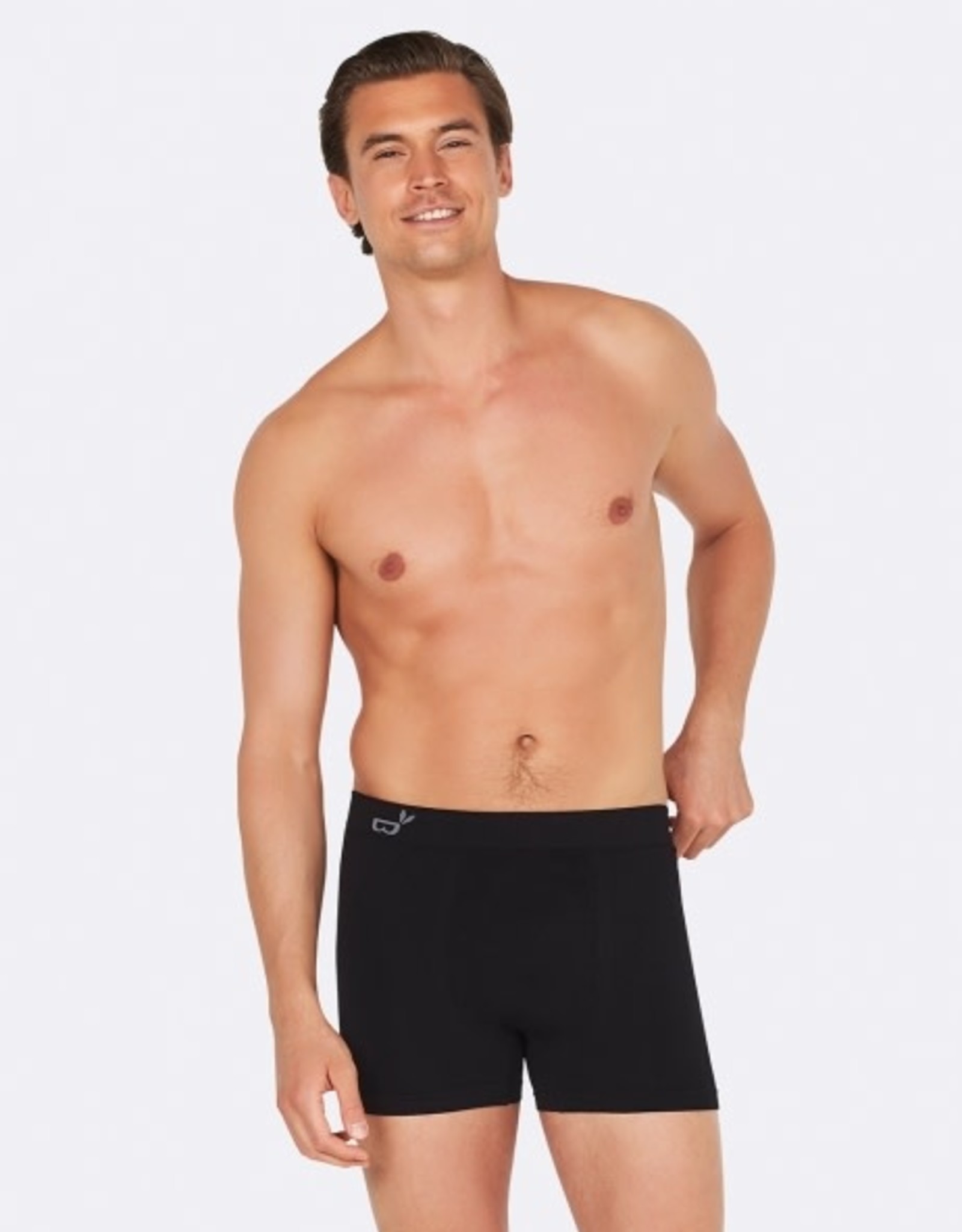 Boody Boody - Men's Original Boxers Seamfree - Black